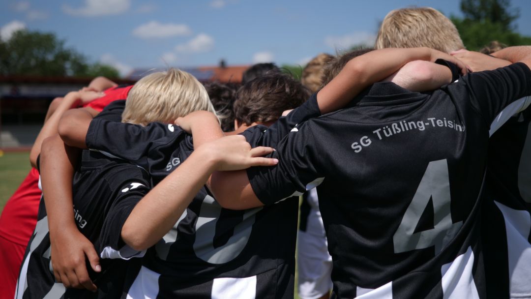Fußballtraining bei SV Tüßling-Teising